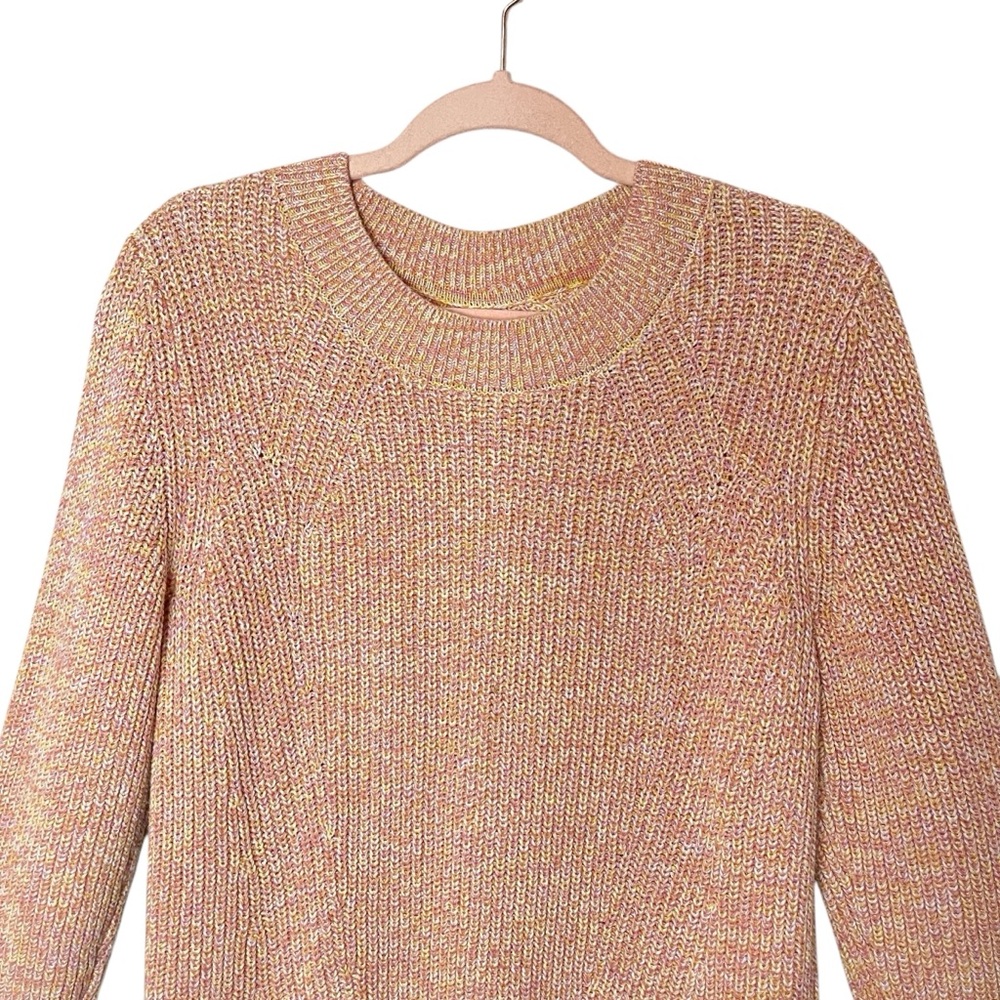 ❌NWOT GAP Chunky Knit Cotton Crewneck Sweater, Medium Tall Cotton - Picture 2 of 9